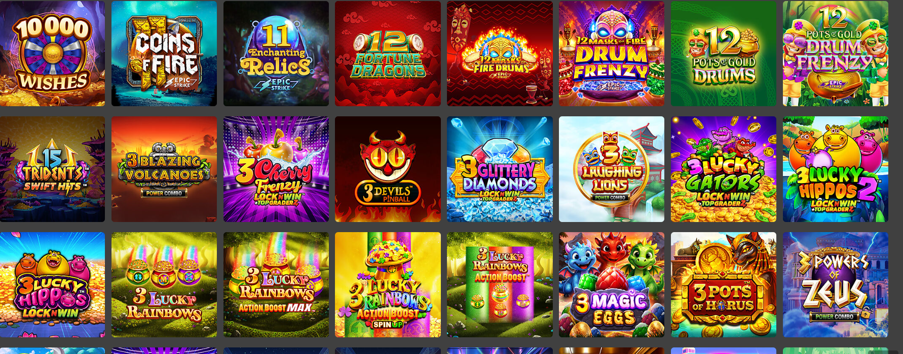 Quatro Casino featured slots – Thunderstruck Wild Lightning, Casino Rewards Midnight Assassin, 9 Masks of Fire